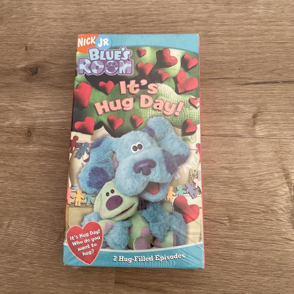 RARE 2005 Blue’s Clues: Blue’s Room - It’s Hug Day VHS SEALED NEW Deadstock